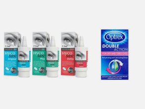 Dry Eyes Treatment - Hycosan & Optrex Double Action Eye Drops